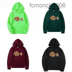 Designer Mens Hoodie Broken Bears Sweatshirts Palms Decapitated Palm Angles Teddy Bear Hooded Hoodies Man Womens Autumn and Winter Loose Printed Swea 5WQ3