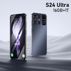 S24 Ultra Cep Telefonları 7.0 HD Ekran Akıllı Telefon Orijinal 16G+1T 5G Çift Sim Celüler Android Kilit Açmış 72MP 7000mAh Cep Telefonu