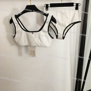 Classic Printed Swimsuit Designer Push Up Vest Briefs Suit Sexy Halter Swimwear For Summer Beach Surfing Bikini