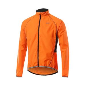 Jackets ARSUXEO Reflective Men's Jacket Windproof Waterproof Windbreaker Sunscreen Wind Jackets MTB Bike Bicycle Lightweight Short Winds