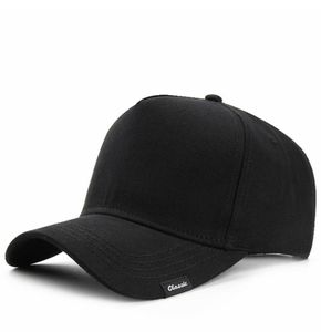 Man Hard Top Large Sport Cap Male Oversize Cotton Sun Hat Plus Size Polyester Dry snabbt Baseball Caps 5660cm 6065cm 22032963289