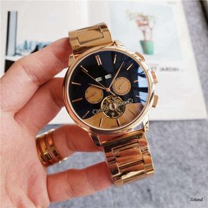 Top Designer Men Mechanical Watch 45MM Stainless Steel Strap Automatic Movement Mens Casual Sports Watches Waterproof Luminous Watch Father's Day Gift