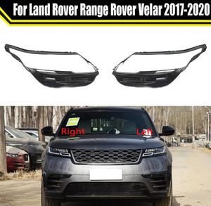 Zubehör Auto Lampe Licht Fall Für Land Rover Range Rover Velar 2017 ~ 2020 Front Scheinwerfer Objektiv Abdeckung Lampenschirm glas Kappen Scheinwerfer Shell
