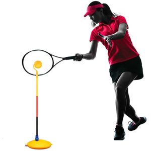 Strumento per allenatore di tennis Macchina per esercitarsi in Topspin professionale Attrezzatura per allenamento portatile Tenis Swing Pratice Ball 231225