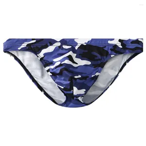 Underpants Uomini mimetizzati stampato a medio phort slip mutande per biancheria intima mutandine sport sport masse maschio maschio maschio