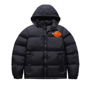 Mäns North Hoodies Designer Black Down Parkas Winter Puffer Warm Mens Top Jackets Black M/L/XL/2XL för män Kvinnor Överrockjacka