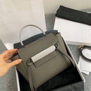 nano belt bag drummed leather grained handle shoulder crossbody genuine Designer luxury wallet purse handbags women flap bags238v