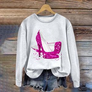 Women's Hoodies Printed O Neck Sweatshirt Tops Raglan Sleeve Women Pullovers Streetwear Female Sweatshirts Oversized Woman Clothing