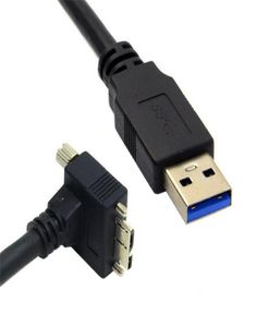 Monte a vite micro USB angolato da 90 gradi su 30 cavi dati per fotocamera industriale 12m 4ft6940738