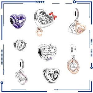 925 Silver 2022 Nya modearmband pärlor Löst pärla hängande charm Populära Pan Series Armband DIY Charm gratis frakt i lager