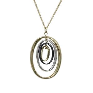 Collane a ciondolo S036 Bigbing Fashion Brand Gioielli all'ingrosso Golden Silver Balck Circle Circle a sospensione Nickel di alta qualità Freel231225