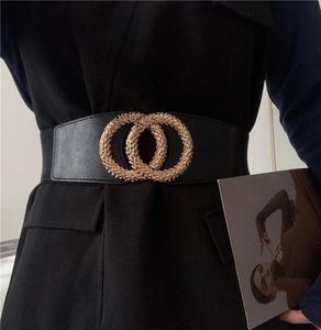Cinture Plus Size Cintura corsetto Vita elastica per le donne Abito da donna di alta qualità Fascia elastica Cinturon Mujer Cintura largaBel3075409