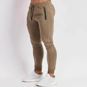 Pantaloni maschili logo personalizzato poliestere sport stagionale che corre l'allenamento