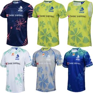 S-5xl fiji drua rugby camisas newzealândia 2024 20255 maori airways novo voador fijians rugby jersey maglia tops bshorts world cop