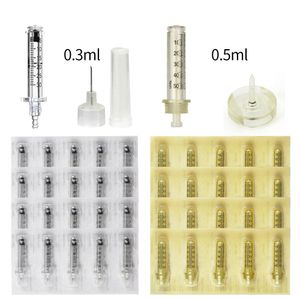0.3ml 0.5ml Ampoule Headアダプター20/50/100pcsのメソセラピーHyaluron Pen Shockproof Pads Kit Cellulite Reduction Skin Rejuventation Beauty Accessory Tool