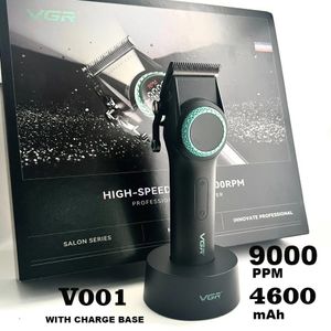 VGR V001 10W 00MAH Professional 0.44mm DLC Blade Hair Clipper 9000 دورة في الدقيقة 21