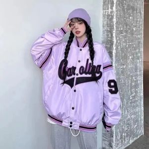 American Korean Retro Street Hip Hop Hong Kong Style Baseball Uniform Mäntel Y2k Hoodie Zip Casual Joker Jacke Mantel Top 231222