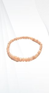 MG0110 Hela AAA -klass Sunstone -armband 4 mm Mini Gemstone Jewelry Natural Crystals Energy Balance Armband för kvinnor35164259797883