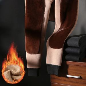 Vinterknädor och midja skyddare män termiska underkläder botten manliga leggings termos byxor varma förtjockade mäns tights byxor 231225