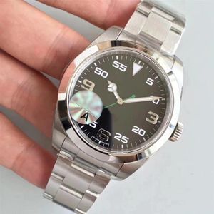 Мужские часы Air механические с автоматическим механизмом King Watch премиум-класса 40 мм из нержавеющей стали с сапфировым стеклом, светящиеся, водостойкие271M