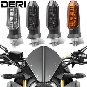 Motorradbeleuchtung 8mm Mini Motorrad LED Blinker Bernstein Blinklicht Blinker Blinkerlampe 12V Moto Anzeigelampe ZubehörL231225