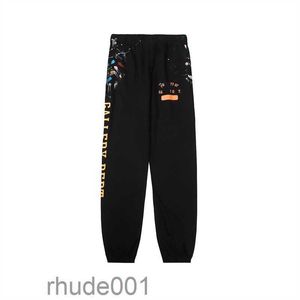 High Quality Designer Galleries Mens Depts Jeans Dept Pants Sweatpants Speckled Classic Letters Print Mens Womens Couple Loose Versatile Casual Str V H0M4