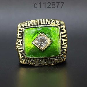 Anello commemorativo dei fan numero 1 più venduto del 1987 Miami Hurricane Championship