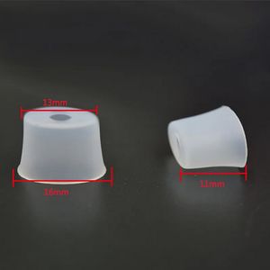 Silikon -Mundstücksabdeckung Silizium Tropfspitze klarer Gummi -Test -Tipps Cap -Tester mit individuellem Verpackungs Großhandel auf Lager