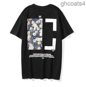 New Men Womens Fashion Tops Sports Sport Tshirt Designer de verão White t camisetas de luxo algodão solto tshirts casual mangas curtas pintura a óleo impressão traseira preta 6k iz2q