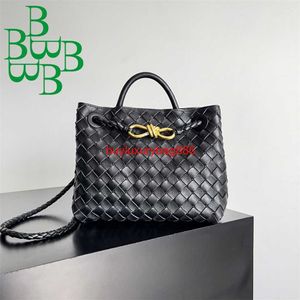 Andiamo Top Handle Bag Womens Designer Botteg Venetas Totes Bags Woven Series Womens Bag Double Sidskin 2024 Ny Small Andiamo Horisontell handväska Europ HBCA
