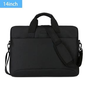 Bolsa de laptop saco de laptop 14 polegadas de 15 polegadas Bolsa de ombro expansível Bolsa de caixa de transporte à prova d'água para homens