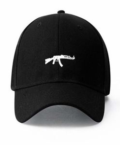 US Fashion Ak47 Snapback Hip Hop Cap Top Selling Uzi Gun Baseball Capp Curve Visor 6 Panel Hat Casquette De Marque 2010192174969