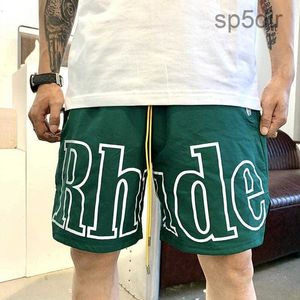 Rh Men Limited Rhude Shorts Summer Swim Short Knee Lunghezza Hip Hop High Street Sports Training Pants Beach Pants Mens Elastic Waist Mesh Aglv 2vd5