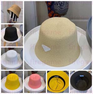 Fashion Straw Hats Womens Elegant Summer Bucket Hat Charm Street Holiday Style Beach Sun Caps 6 Colors3213426