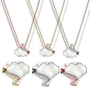 Pendant Necklaces Yexcodes High quality rhinestone Beaded Necklace.Gingko Jewelry Bead DIY Brand Necklace Lady Bracelet To Give Family Wife GiftL231225