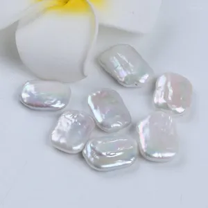 Loose Gemstones Wholesale White Natural 20-23mm 13-16mm Square Shape Freshwater Pearls For Sale