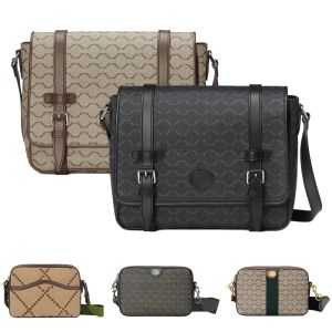 Vintage Ophidia Luxurys Designer Maleta Messenger Bag Homem Mulheres Bolsa Satchel City Travel Camera Bolsas de Ombro Mens Carteira Square Clutch Tote Crossbody Bag