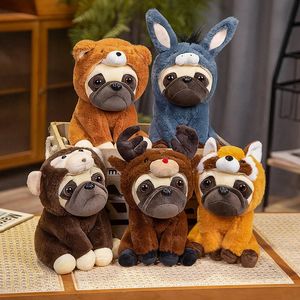 22cm bonito shar pei cão kawaii brinquedos de pelúcia adorável travesseiro recheado macio animal bonecas presente de aniversário para crianças 231225