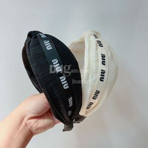 Lady Lady Lady Heads Bands Letra Carteira Impressa Hair Hair Jóias Mulheres Designer Bandas de Capace