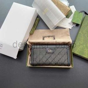 designer Wallets Mens Luxury zippered wallet multi slot money clip handbag printed large money clip Real Leather Card Holders Bag