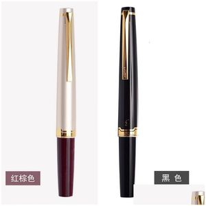 Fountain Penns Wholesale Fountain PenS Pilot Classic Elite 95S 14K Gold NIB Gift Set Limited Version High Quality Ink Office Stationery DHDM9