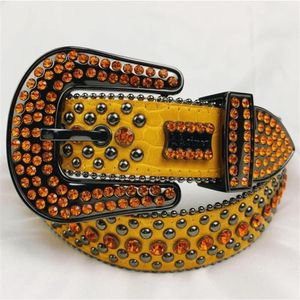 Fashion Classic BB Simon Billts Mens Womens Rhinestone Belt مع أحزمة Bling Rhinestones للنساء Designer326K