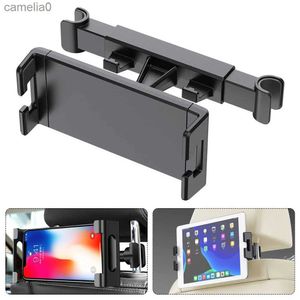 Tablet PC Stands Car Tablet para trás do assento do assento do assento do assento da cabeça de montagem por 6-12 polegadas 360 rotação comprimido universal pc pco de carro automático suporte de telefone Standsl231225