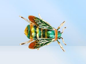 CINDY XIANG Unisex Colorful Insect Brooches Cute Bee Brooch Pin Gold Color Enamel Jewelry Fashion Dress Accessories High Qulity2767924672