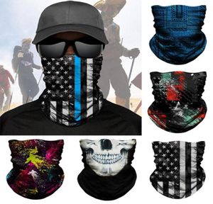 Magic Scarf 3D Seamless Cotton Skull Bandana Hiking Sport Tube Face Bicycle Headband Buffs Hunting Winter Snowboard Balaclava5253556