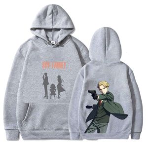 Män anime hoodies spion x family koreansk version lös överdimensionerade tröjor y2k kläder långärmad hoodie haruku streetwear