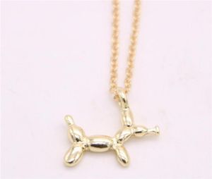 Fashion Balloon Dog Pendant Lovely Animal Element Halsband designat för kvinnor Whole9418391