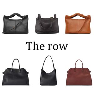 Bolsas de grife The Row Margaux 17 Terrasse Tote Bag Margaux15 Mulheres Mens Embreagem Cruz Corpo Sacos de Ombro Luxo Couro Messenger Bolsas Fim de Semana Beach Shopper Bag