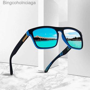 Solglasögon New Fashion Guy's Sun Glasses Polariserade solglasögon Män Klassisk design Mirror Square Ladies Sun Glasses Womenl231225