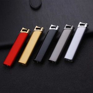 New Mini No Gas Turbine Torch Lighter Refillable Butane No Gas Windproof Metal Cigar Lighter Portable Men's Tool Gift